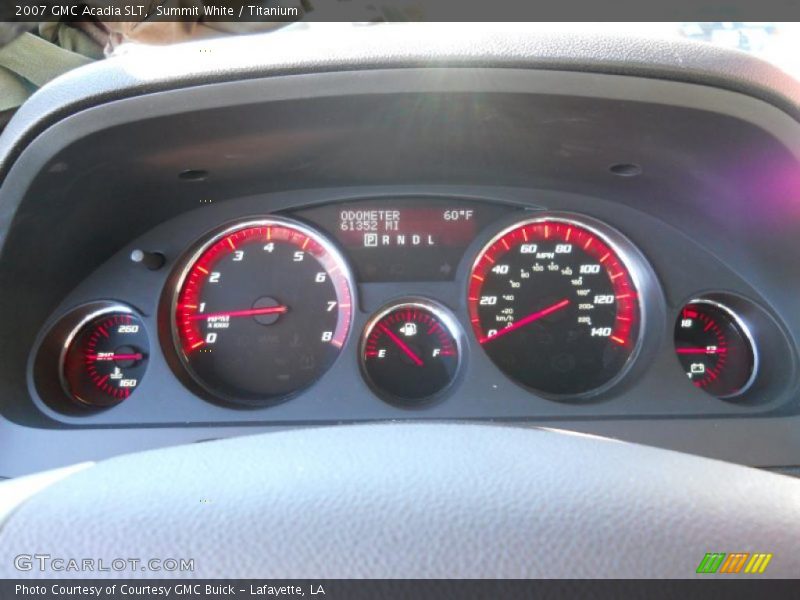 Summit White / Titanium 2007 GMC Acadia SLT
