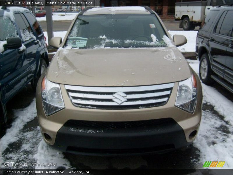 Prairie Gold Metallic / Beige 2007 Suzuki XL7 AWD