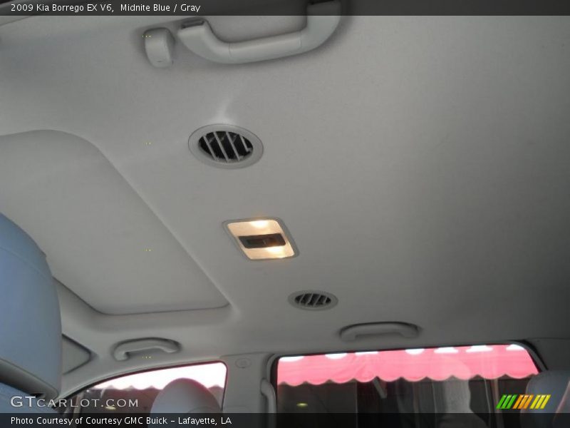 Midnite Blue / Gray 2009 Kia Borrego EX V6