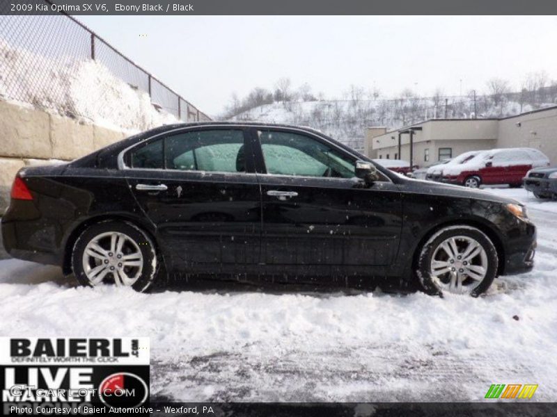 Ebony Black / Black 2009 Kia Optima SX V6