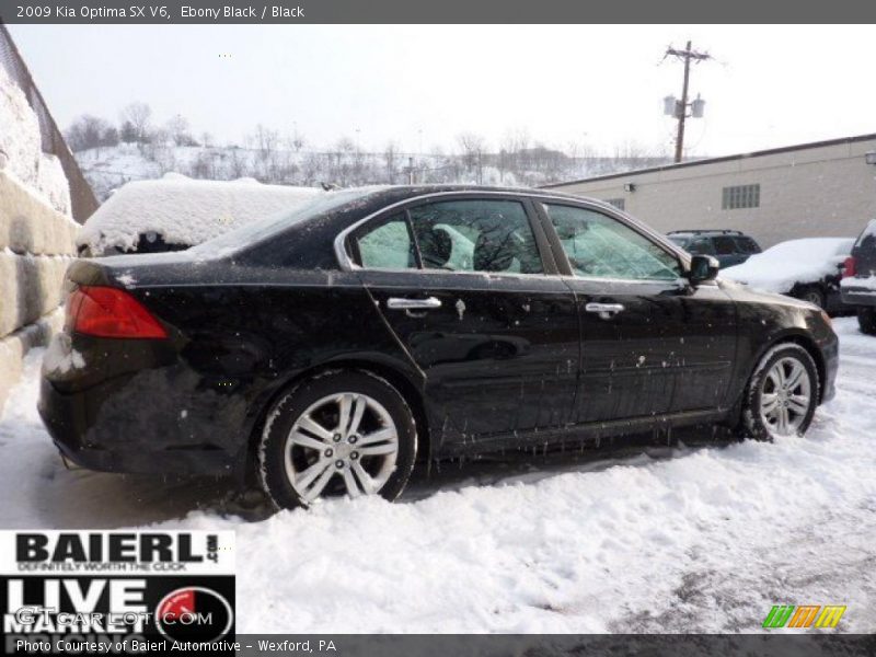 Ebony Black / Black 2009 Kia Optima SX V6