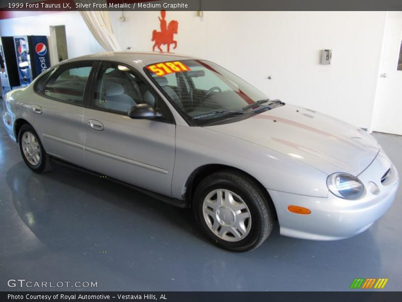 Silver Frost Metallic / Medium Graphite 1999 Ford Taurus LX