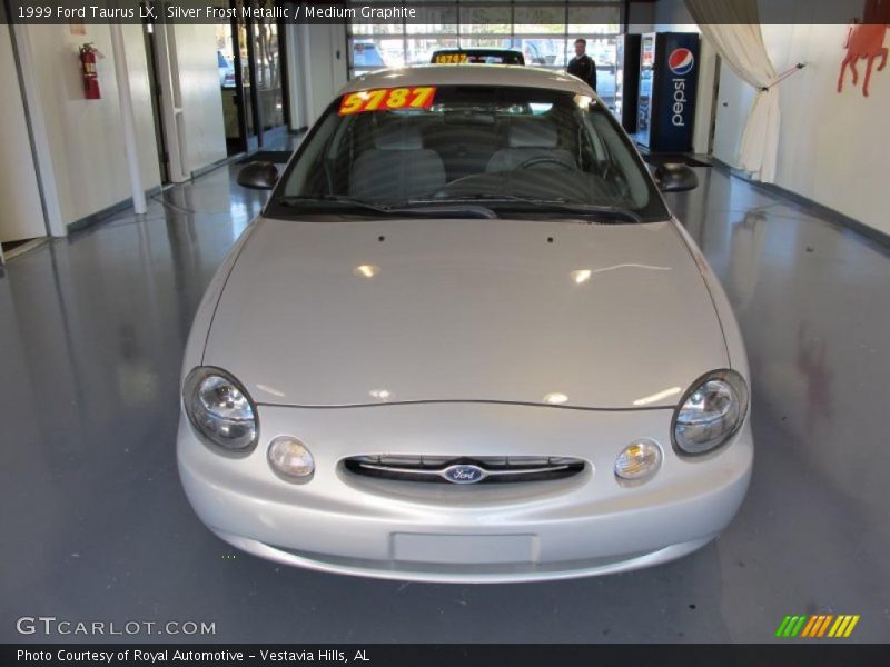 Silver Frost Metallic / Medium Graphite 1999 Ford Taurus LX