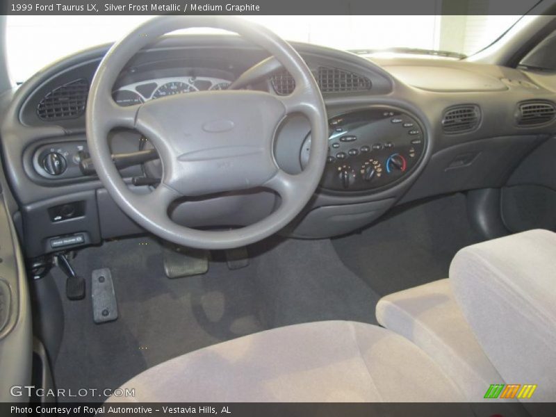 Silver Frost Metallic / Medium Graphite 1999 Ford Taurus LX