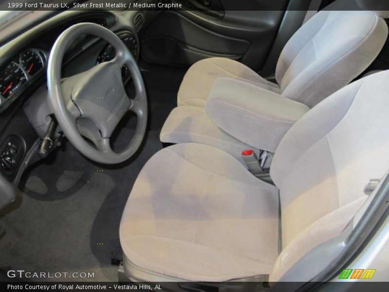 Silver Frost Metallic / Medium Graphite 1999 Ford Taurus LX