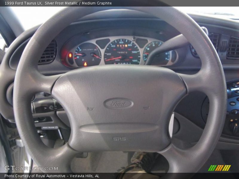 Silver Frost Metallic / Medium Graphite 1999 Ford Taurus LX