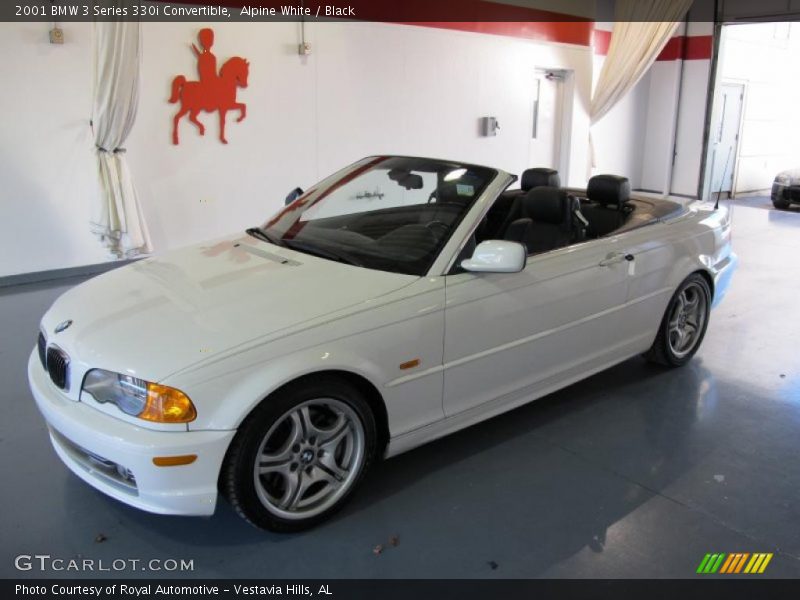 Alpine White / Black 2001 BMW 3 Series 330i Convertible