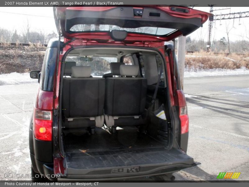 Tango Red Pearl / Black/Titanium 2007 Honda Element LX AWD