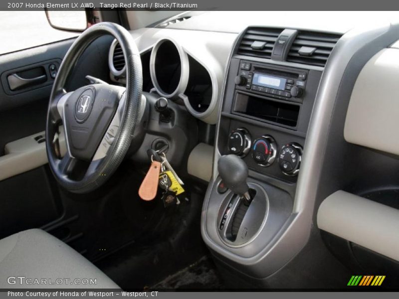 Tango Red Pearl / Black/Titanium 2007 Honda Element LX AWD