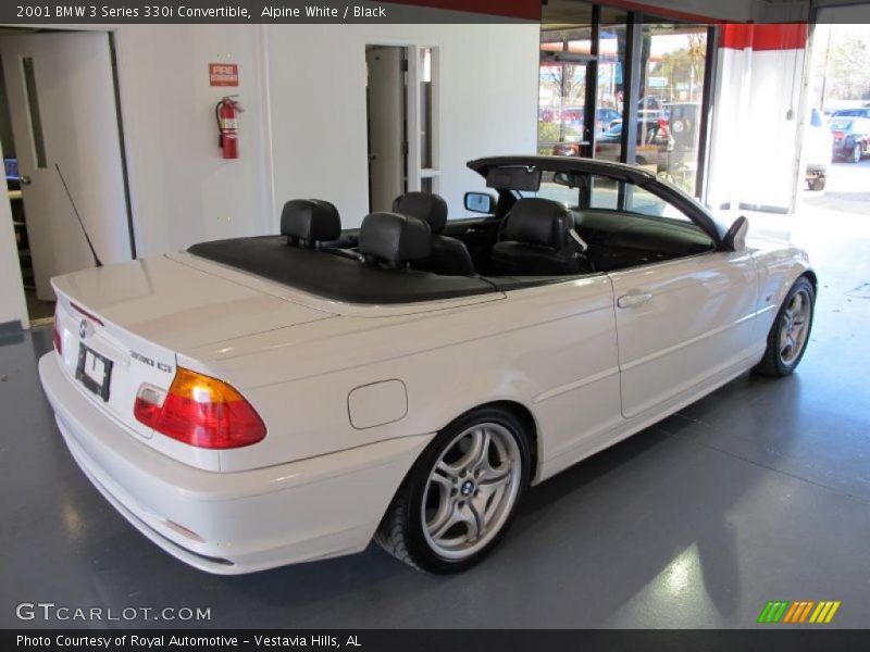 Alpine White / Black 2001 BMW 3 Series 330i Convertible