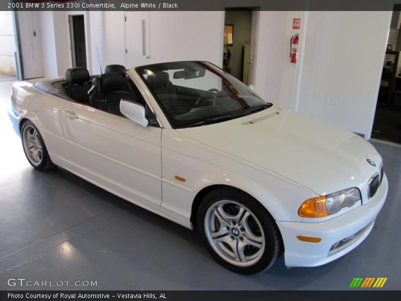 Alpine White / Black 2001 BMW 3 Series 330i Convertible