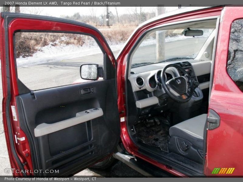 Tango Red Pearl / Black/Titanium 2007 Honda Element LX AWD