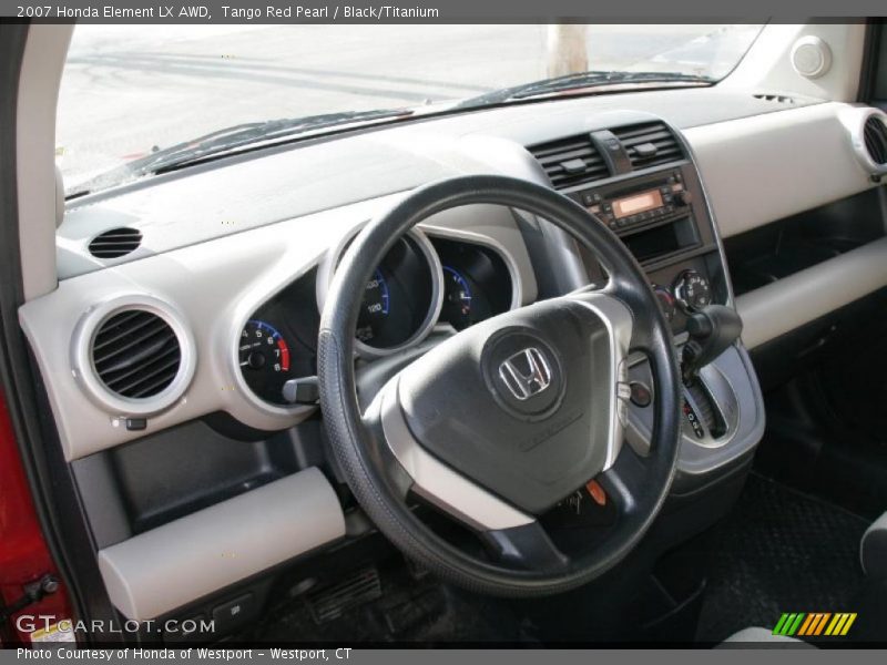 Tango Red Pearl / Black/Titanium 2007 Honda Element LX AWD
