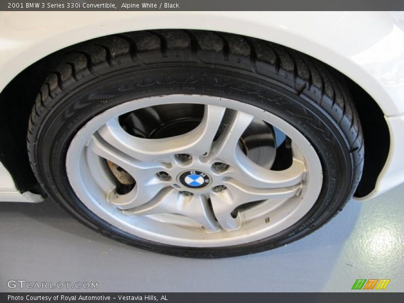 Alpine White / Black 2001 BMW 3 Series 330i Convertible