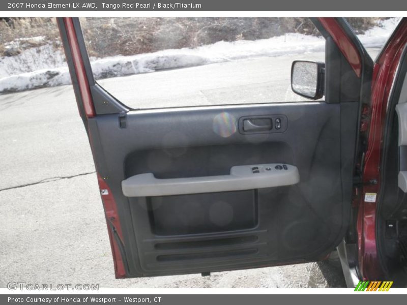 Tango Red Pearl / Black/Titanium 2007 Honda Element LX AWD