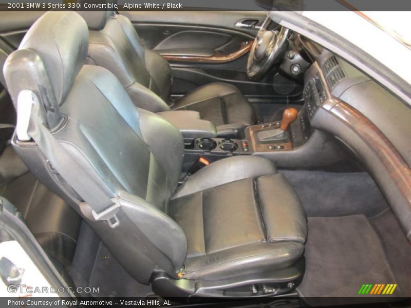 Alpine White / Black 2001 BMW 3 Series 330i Convertible