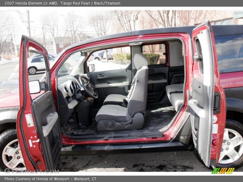 Tango Red Pearl / Black/Titanium 2007 Honda Element LX AWD