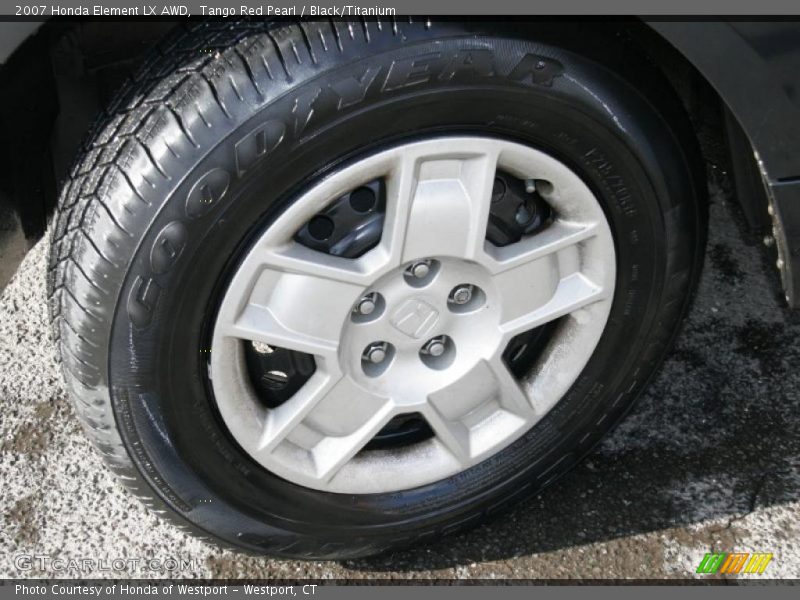 Tango Red Pearl / Black/Titanium 2007 Honda Element LX AWD