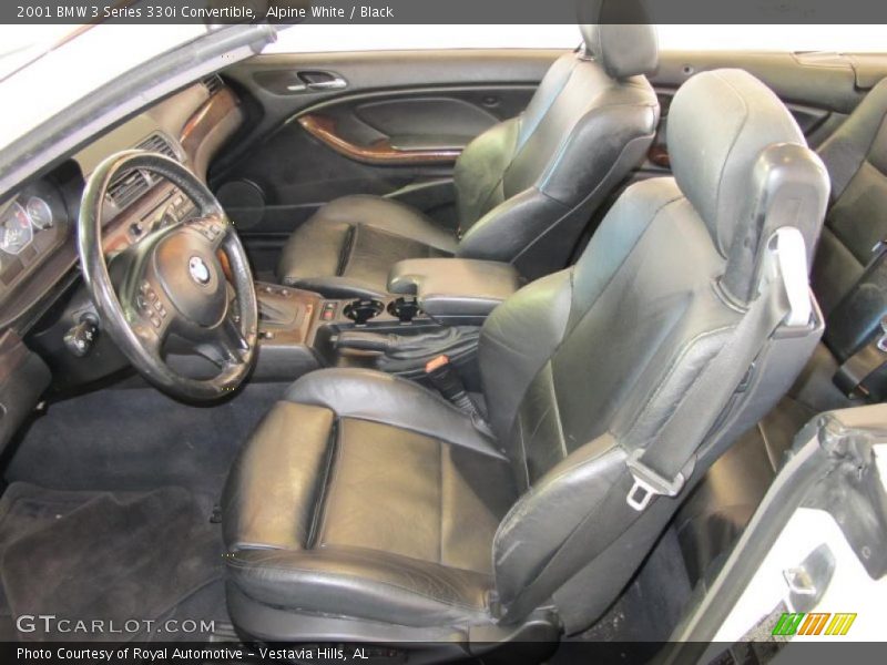 Alpine White / Black 2001 BMW 3 Series 330i Convertible