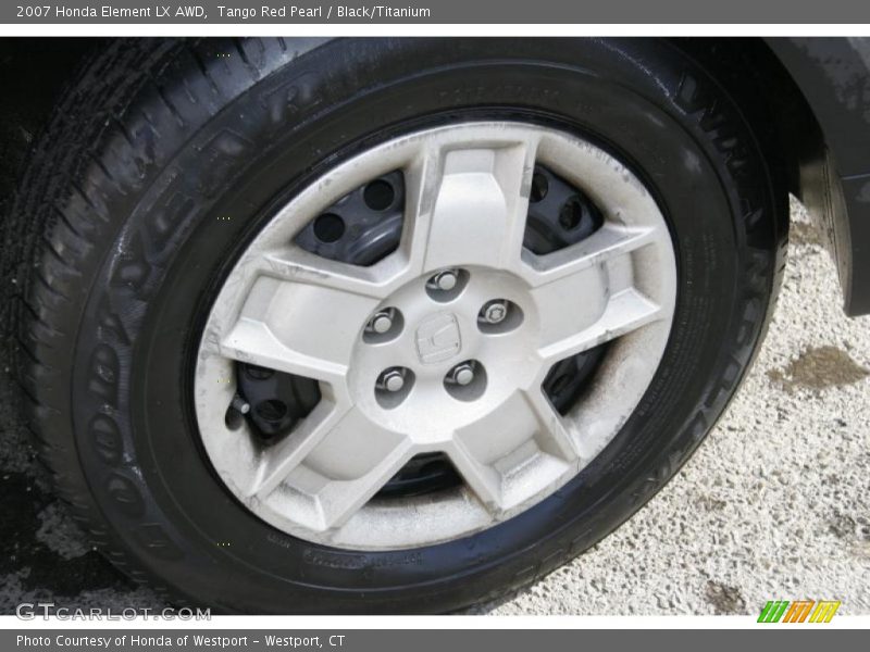 Tango Red Pearl / Black/Titanium 2007 Honda Element LX AWD