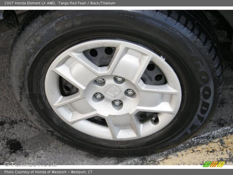 Tango Red Pearl / Black/Titanium 2007 Honda Element LX AWD