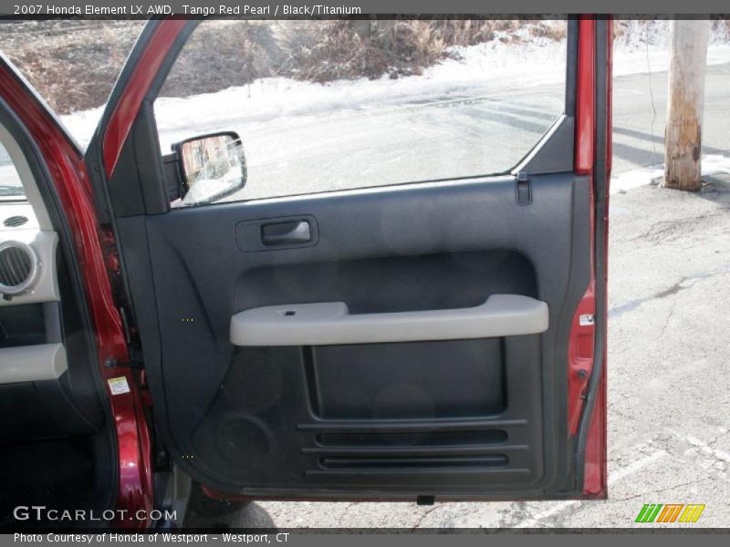 Tango Red Pearl / Black/Titanium 2007 Honda Element LX AWD