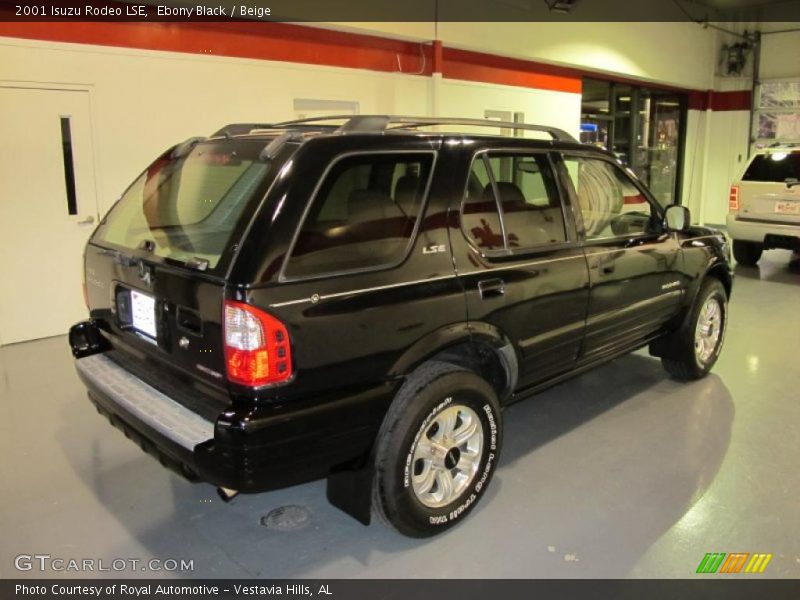 Ebony Black / Beige 2001 Isuzu Rodeo LSE