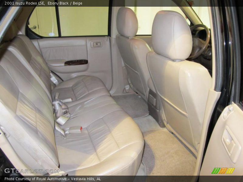  2001 Rodeo LSE Beige Interior