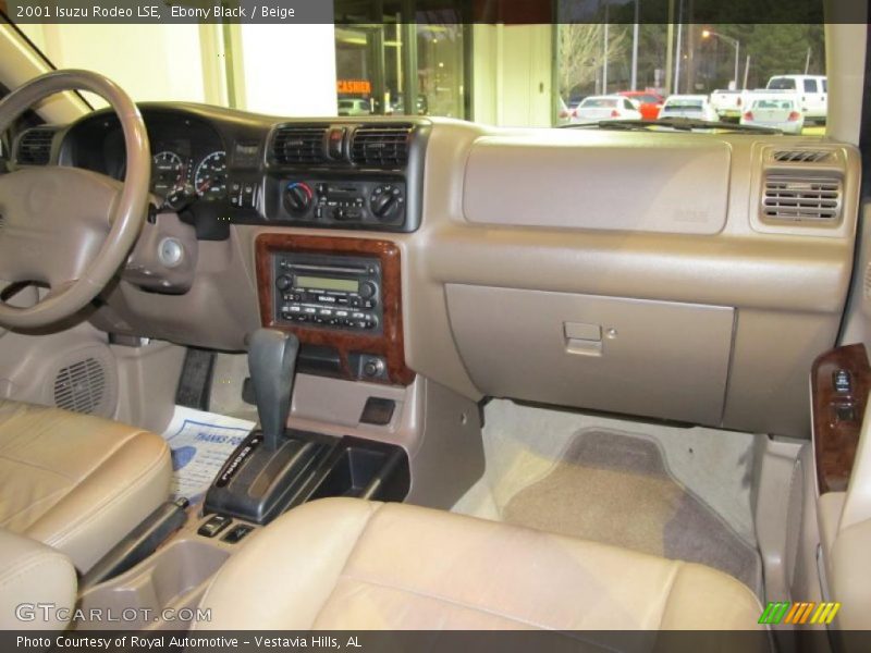 Dashboard of 2001 Rodeo LSE