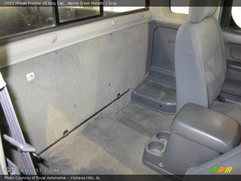 Alpine Green Metallic / Gray 2001 Nissan Frontier XE King Cab