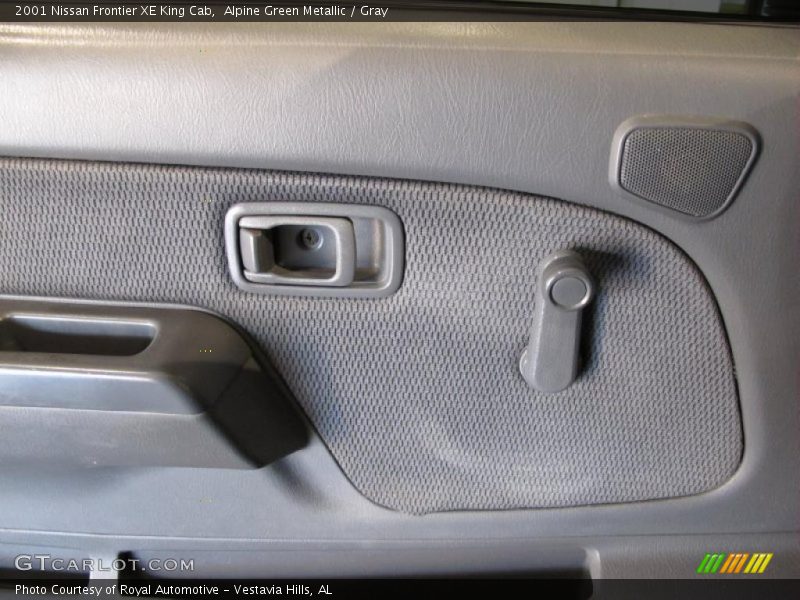 Alpine Green Metallic / Gray 2001 Nissan Frontier XE King Cab