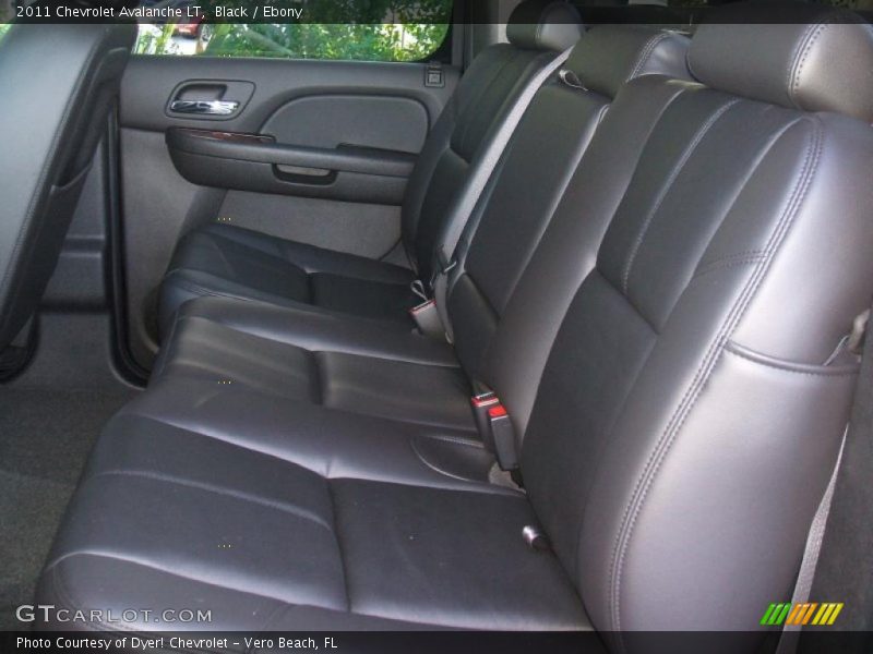  2011 Avalanche LT Ebony Interior