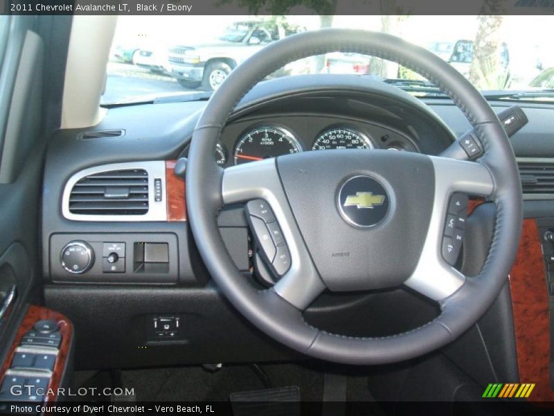 Black / Ebony 2011 Chevrolet Avalanche LT