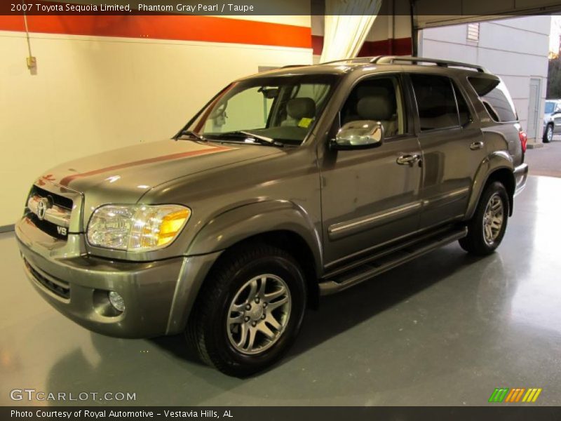 Phantom Gray Pearl / Taupe 2007 Toyota Sequoia Limited