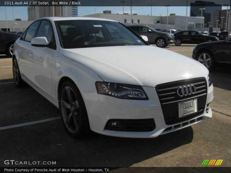 Ibis White / Black 2011 Audi A4 2.0T Sedan