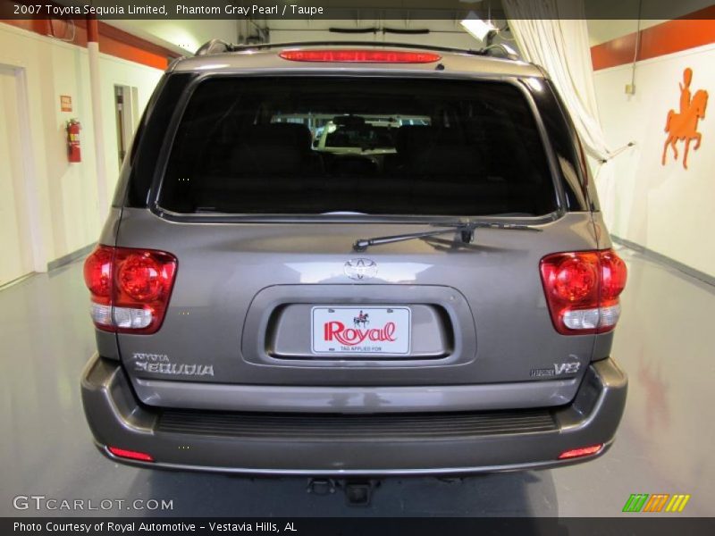 Phantom Gray Pearl / Taupe 2007 Toyota Sequoia Limited