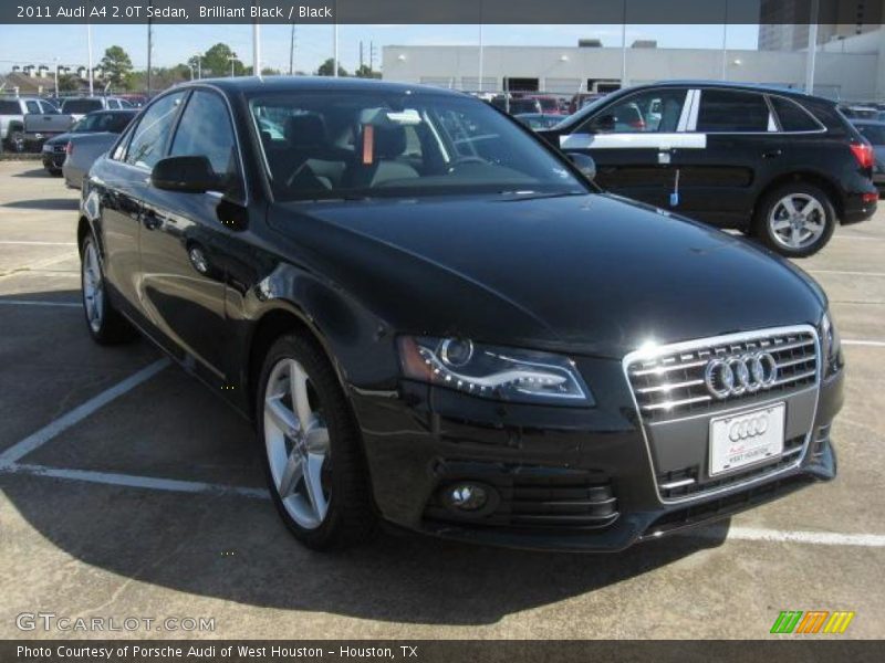 Brilliant Black / Black 2011 Audi A4 2.0T Sedan