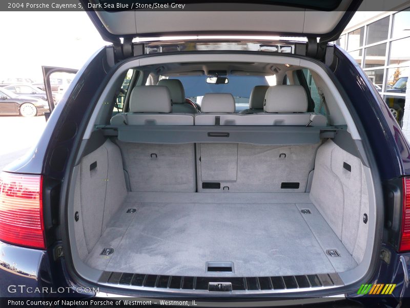 Dark Sea Blue / Stone/Steel Grey 2004 Porsche Cayenne S