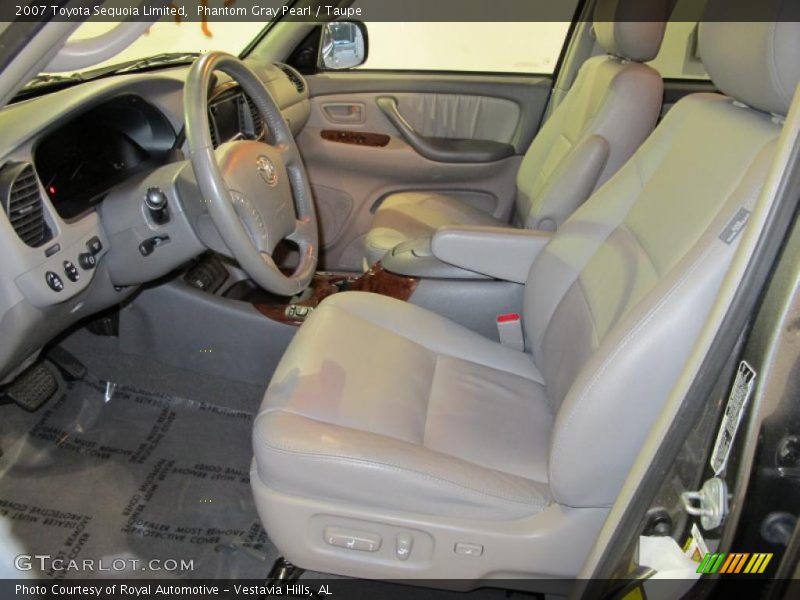 Phantom Gray Pearl / Taupe 2007 Toyota Sequoia Limited
