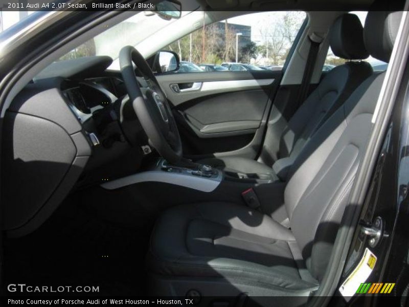 Brilliant Black / Black 2011 Audi A4 2.0T Sedan
