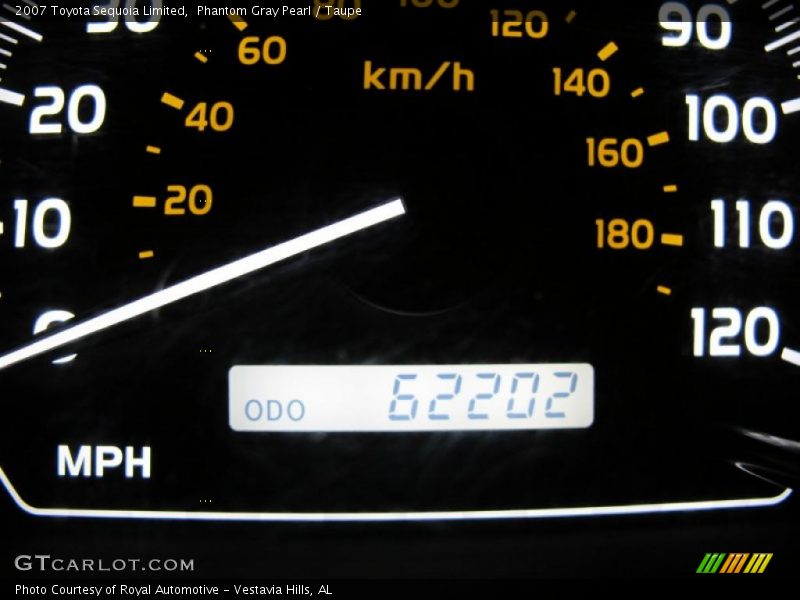 Phantom Gray Pearl / Taupe 2007 Toyota Sequoia Limited