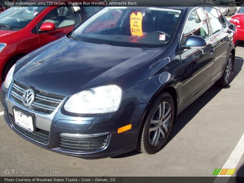 Shadow Blue Metallic / Anthracite Black 2006 Volkswagen Jetta TDI Sedan