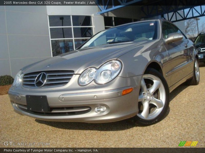 Pewter Metallic / Ash 2005 Mercedes-Benz CLK 320 Coupe