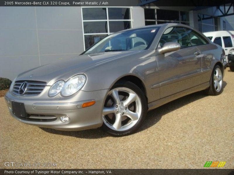 Pewter Metallic / Ash 2005 Mercedes-Benz CLK 320 Coupe