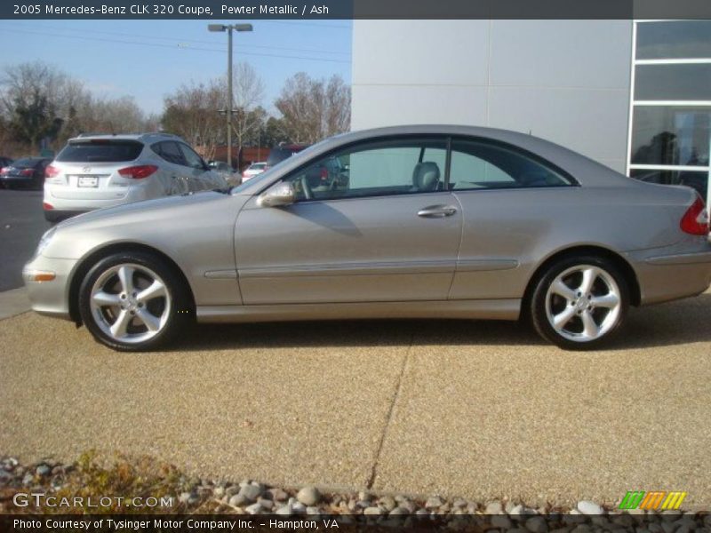 Pewter Metallic / Ash 2005 Mercedes-Benz CLK 320 Coupe