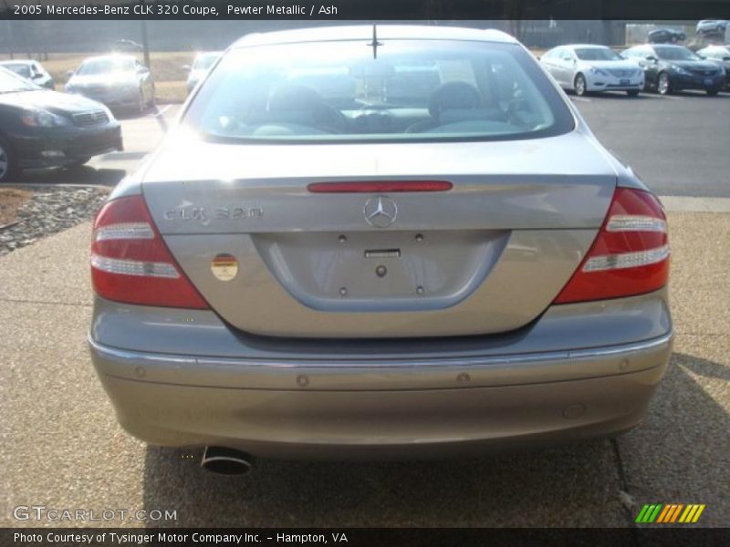 Pewter Metallic / Ash 2005 Mercedes-Benz CLK 320 Coupe