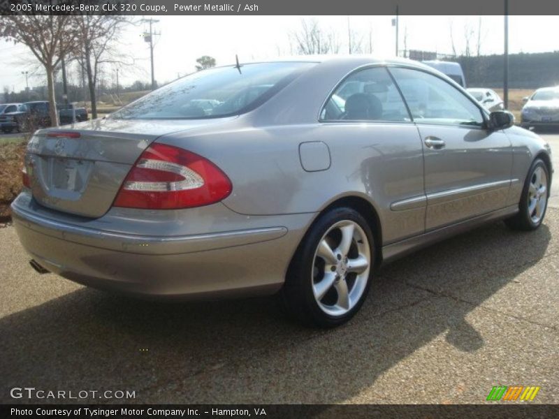 Pewter Metallic / Ash 2005 Mercedes-Benz CLK 320 Coupe