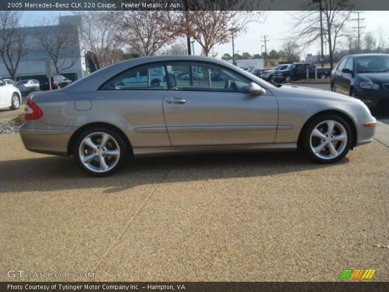 Pewter Metallic / Ash 2005 Mercedes-Benz CLK 320 Coupe