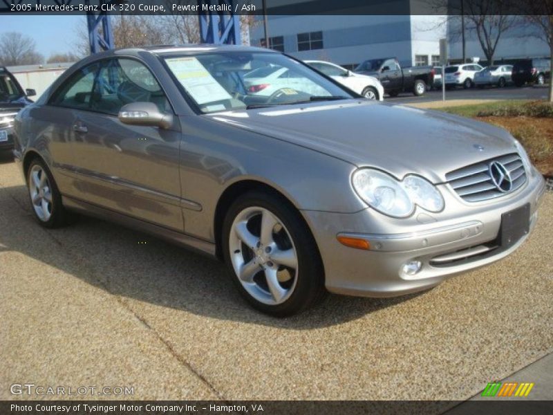 Pewter Metallic / Ash 2005 Mercedes-Benz CLK 320 Coupe