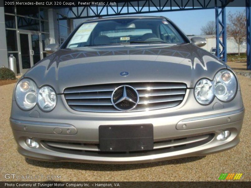 Pewter Metallic / Ash 2005 Mercedes-Benz CLK 320 Coupe